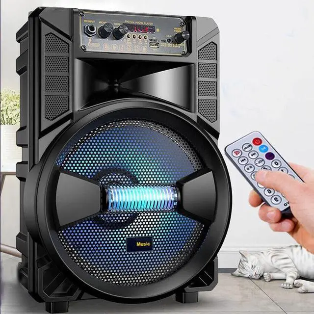 Alt view image 2 of 7 - Wireless Portable FM Bluetooth Speaker Subwoofer Heavy Bass Sound System Party