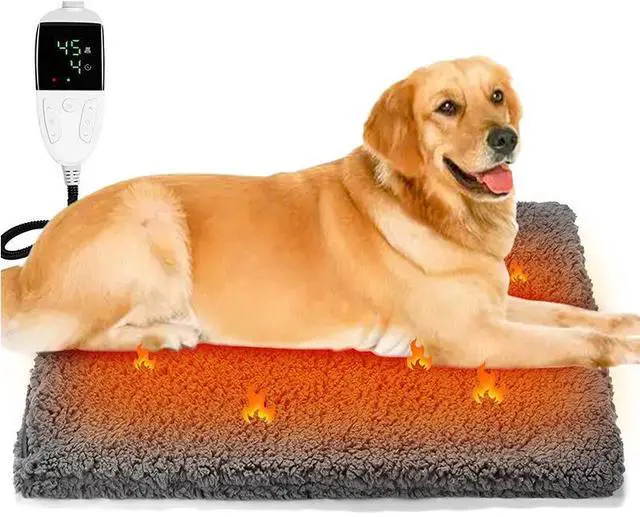 Alt view image 2 of 7 - Warming Cat Bed Electric Heating Cat Dog Mat Extra Warm Thermal Pet Pad + Cover