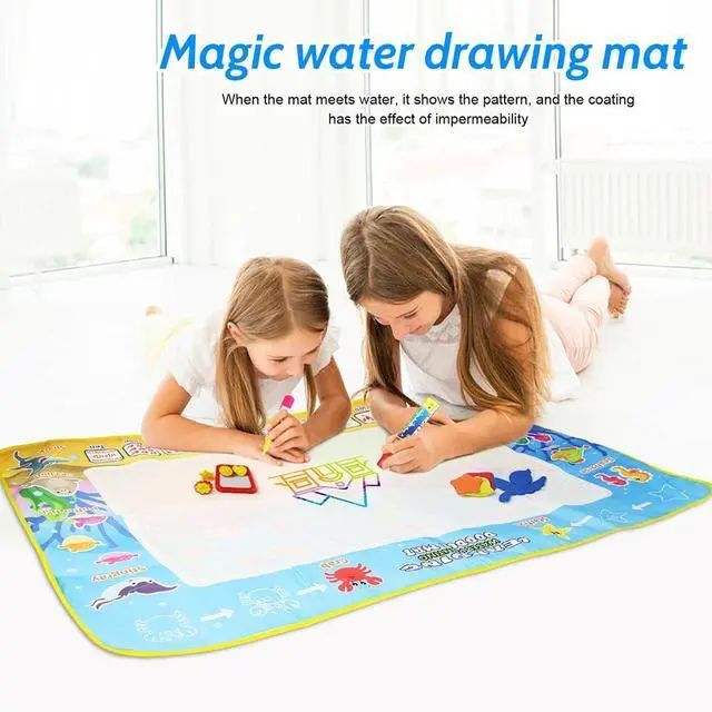 Alt view image 2 of 7 - 39×27 Water Doodle Mat Reusable Drawing Writing Doodle Board Toy Educational