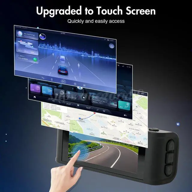 Alt view image 3 of 7 - 4K Dash Cam Front and Rear Touch Screen 3.18 Inch Build in GPS&WIFI Dual Lens US