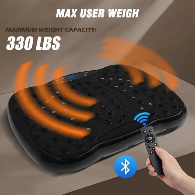 Alt view image 2 of 7 - Waver Vibration Platform Plate Whole Body Exercise Fitness Massager Machine NEW