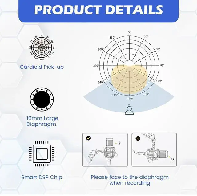Alt view image 6 of 7 - Complete Home 2* Studio Recording Kit Mixer Condenser Microphones Music Podcast