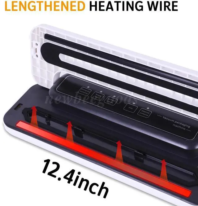 Alt view image 3 of 7 - Dry/Wet/Powder Universal Commercial Vacuum Sealer Machine 60Kpa w/10pcs Seal Bag