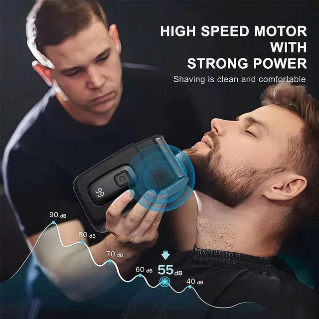 Alt view image 5 of 7 - Professional Hair Cut Machine Barber Salon Cutting Trimmer Clipper Kit for Gift