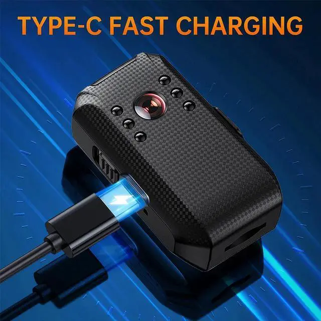 Alt view image 4 of 7 - Mini Police Body Camera HD 1920P Video DVR Clip IR Night Cam 5-Hour Camcorder