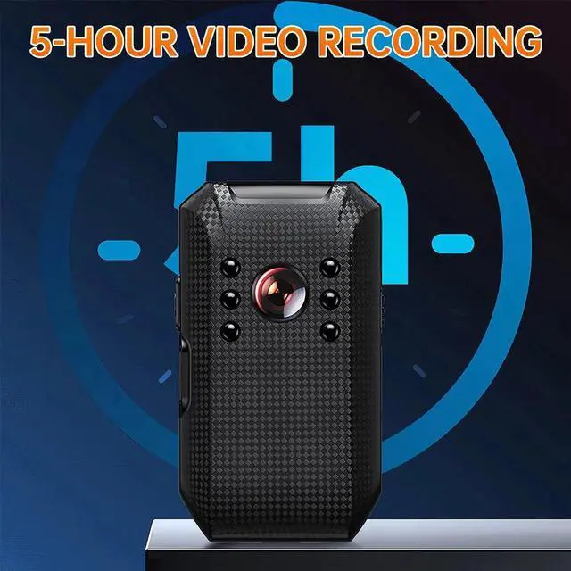 Alt view image 2 of 7 - Mini Police Body Camera HD 1920P Video DVR Clip IR Night Cam 5-Hour Camcorder