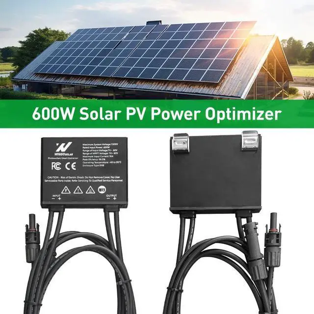 Alt view image 2 of 7 - Integrated PV Power Optimizer 600W Input Solar Optimizer MPPT Solar Optimizer US