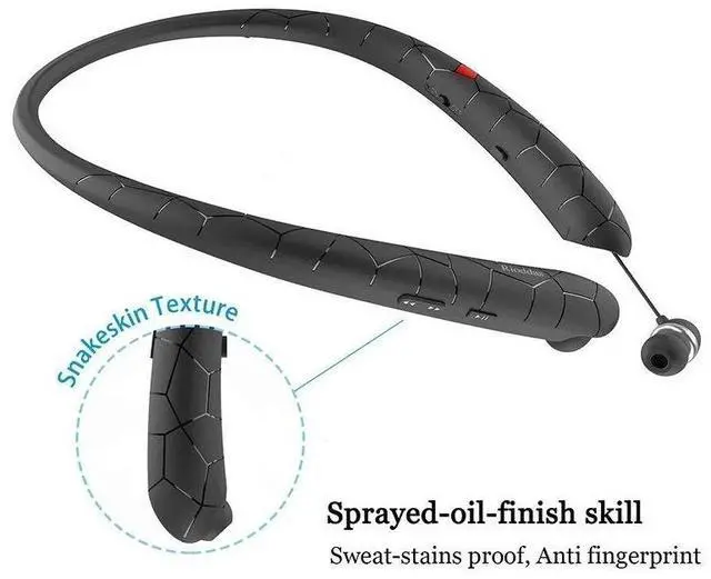 Alt view image 5 of 7 - Wireless Headphone Earbuds Sport Neckband Bluetooth Headset HD Stereo Sweatproof