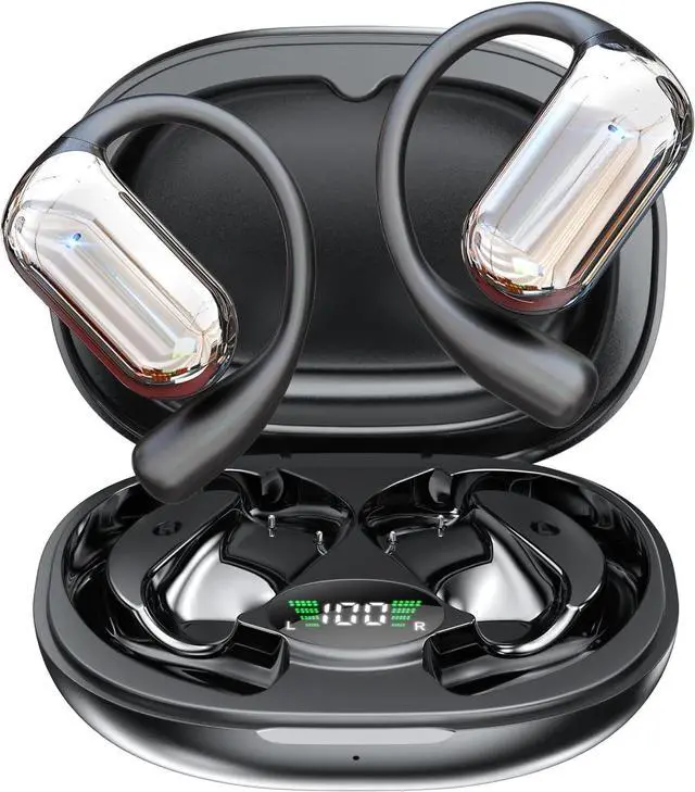 Main image of Open Ear Bluetooth 5.4 Earbuds, Wireless Headphones Sport Over Earphone with Mic