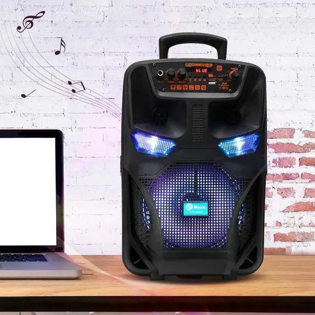 Alt view image 3 of 7 - 3000 Watts Wireless Portable Party Bluetooth Speaker With Microphone Remote