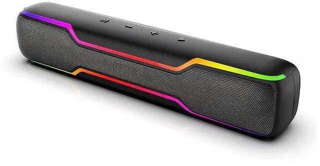 Alt view image 2 of 7 - 20W Bluetooth RGB Gaming Computer Speaker Deep Bass for PC Laptop TWS Sound Bar