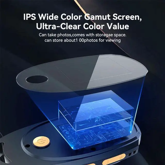 Alt view image 6 of 7 - 2-inch IPS Color Screen Handheld Digital Microscope 200w Pixel 500X Magnifier