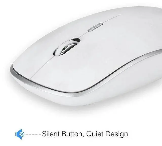 Alt view image 5 of 7 - 2.4G Wireless Keyboard Mouse Bundles For Apple iMac And PC Laptop Full Size Slim