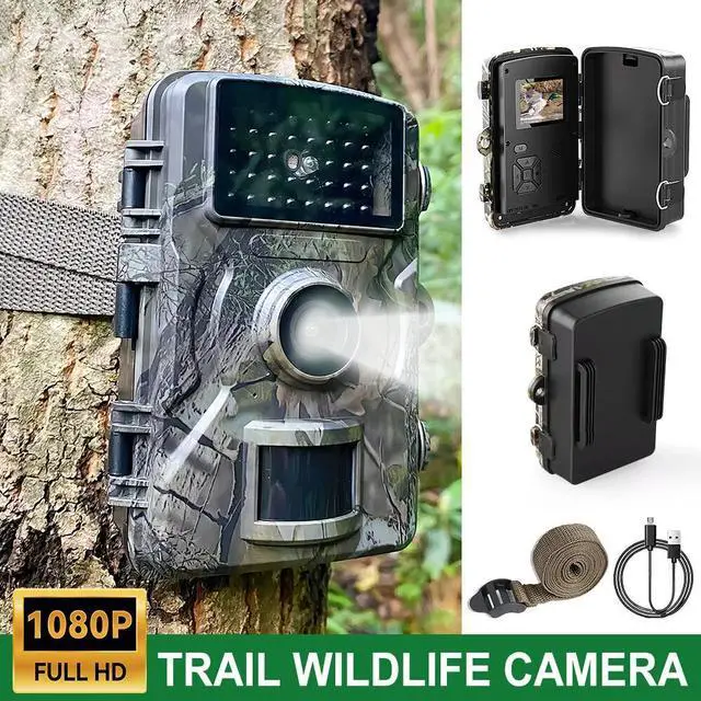 Main image of 1080P HD Hunting Trail Camera Wildlife Waterproof Game Cam Night Vision Motior