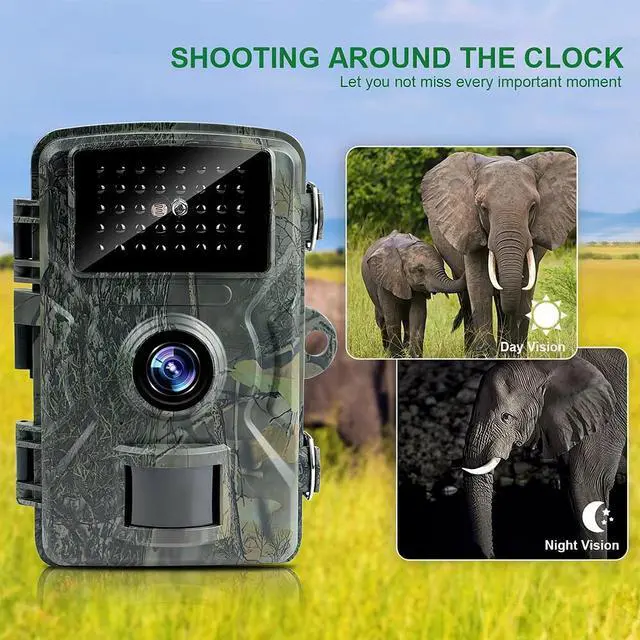 Alt view image 7 of 7 - 1080P HD Hunting Trail Camera Wildlife Waterproof Game Cam Night Vision Motior