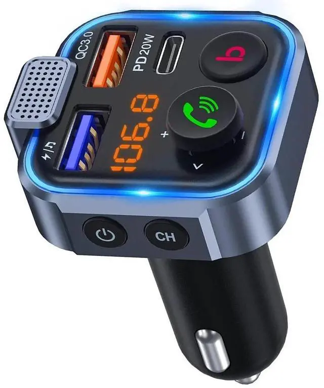 Main image of Bluetooth Car FM Transmitter MP3 Player Hands free Radio Adapter Kit USB Charger