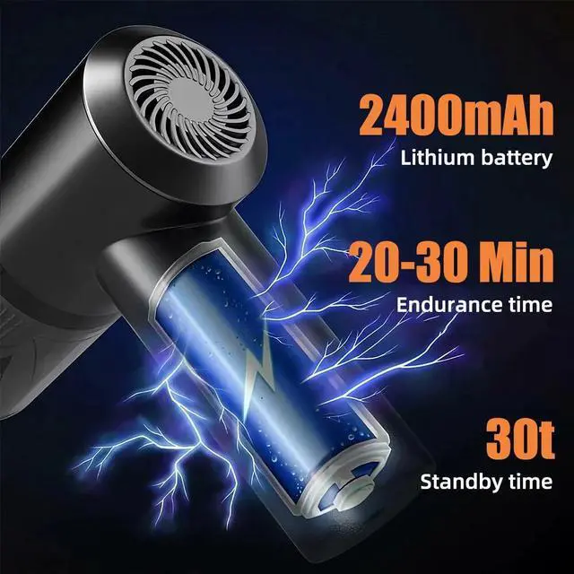 Alt view image 3 of 7 - Handheld Car Vacuum Cordless 9000PA, 2 in 1 Handheld Vacuum Cleaner Air Duster