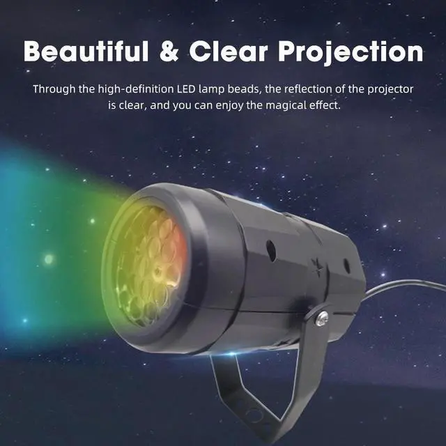 Alt view image 5 of 7 - 16 Patterns Christmas and Halloween LED Laser Light Snowflake Projection Lamp US