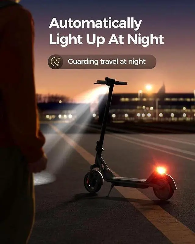 Alt view image 6 of 7 - 2025 ADULTS ELECTRIC SCOOTER FOLDABLE SCOOTER WITH APP &DOUBLE SHOCK ABSORPTION