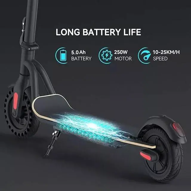 Alt view image 7 of 7 - ADULT ELECTRIC SCOOTER LONG RANGE FOLDING 25 KM/H E-SCOOTER 2025 URBAN COMMUTER