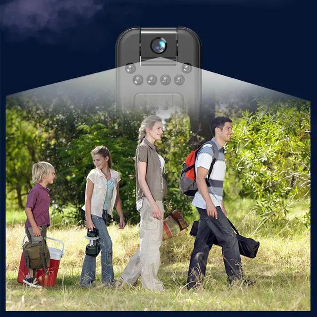 Alt view image 5 of 7 - HD 1080P Mini Camera Clip on Body Small Sports DV Law Enforcement Recorder Cam