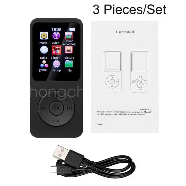 Alt view image 3 of 5 - Support 128GB Bluetooth MP4/MP3 Lossless Music Player FM Radio Recorder Sport