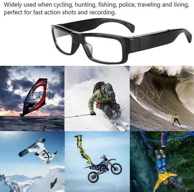 Alt view image 3 of 7 - 1080p Smart Glasses for Cycling Riding Outdoor