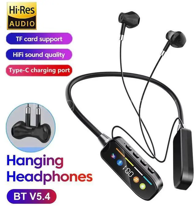 Main image of Wireless Bluetooth Headphones Neckband Stereo Earphones Headsets Mic Waterproof