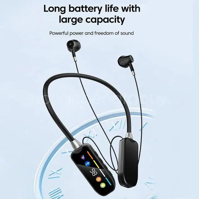 Alt view image 4 of 7 - Wireless Bluetooth Headphones Neckband Stereo Earphones Headsets Mic Waterproof