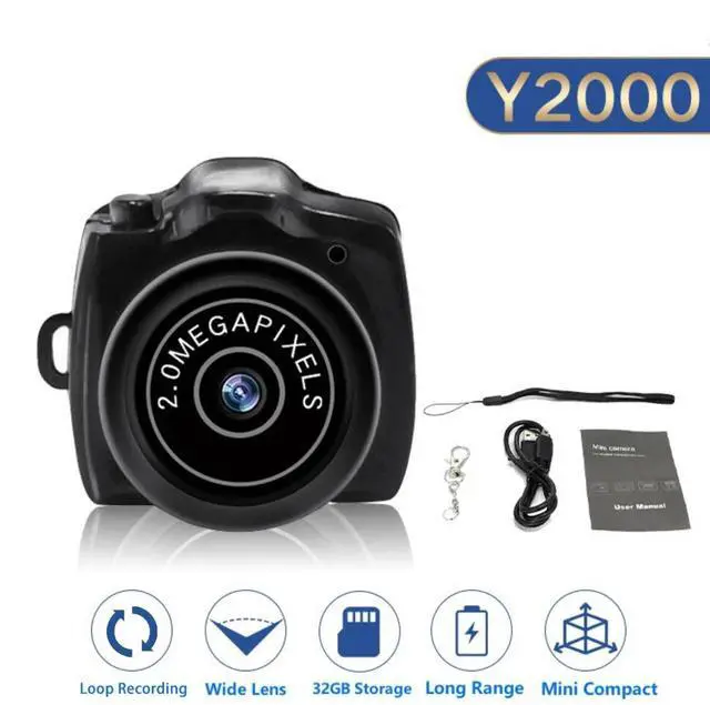 Alt view image 7 of 7 - HD Super Mini Camera 640*480P Small Camcorder Sports Video Recorder Kids Gift A