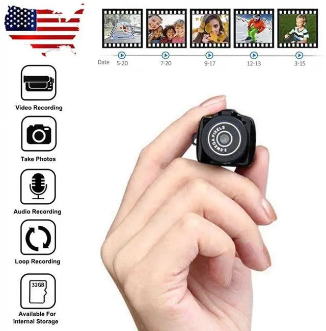 Main image of HD Super Mini Camera 640*480P Small Camcorder Sports Video Recorder Kids Gift A