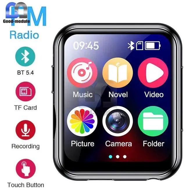 Alt view image 2 of 7 - Bluetooth HiFi MP3 Player MP4 Media Camera FM Radio Recorder Video Music Player