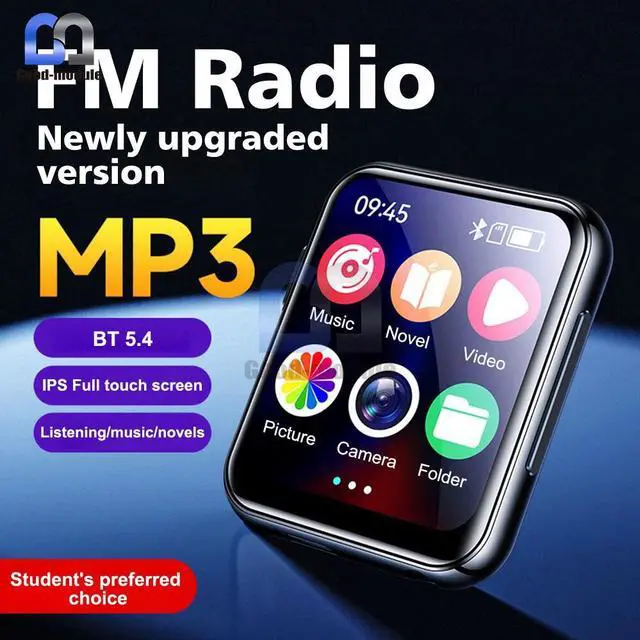 Alt view image 6 of 7 - Bluetooth HiFi MP3 Player MP4 Media Camera FM Radio Recorder Video Music Player