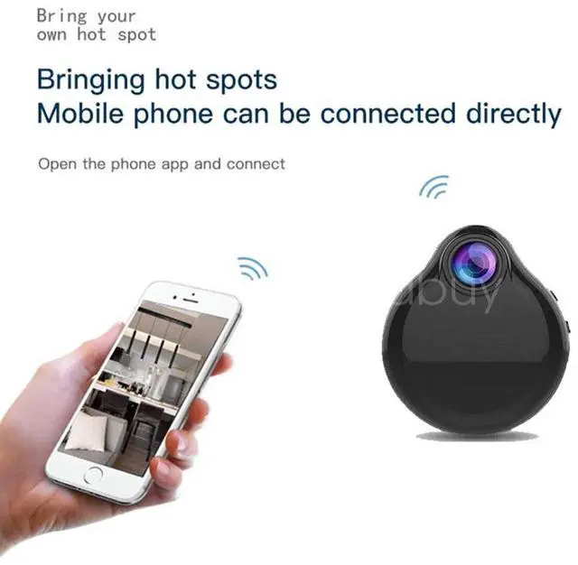 Alt view image 4 of 7 - Mini Necklace Camera 1080p Video Audio Voice Recording Wearable Small Recorder