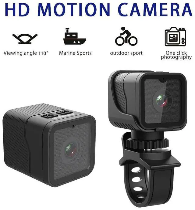 Alt view image 2 of 7 - Portable Sports Cam Action Camera WIFI 1080P Motorcycle Bike Driving Recorder US