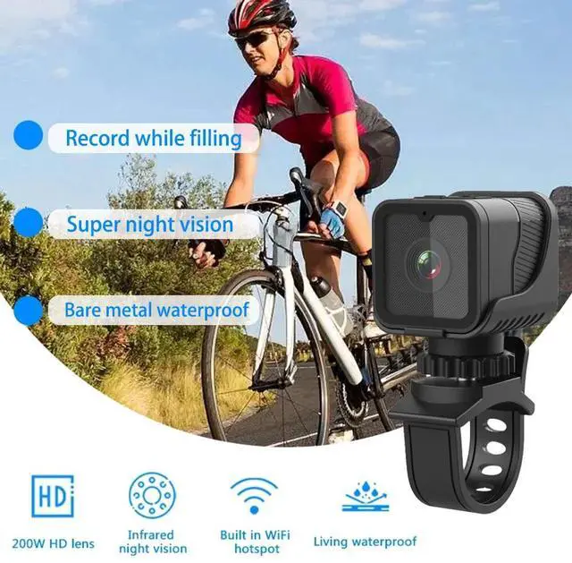 Alt view image 5 of 7 - Portable Sports Cam Action Camera WIFI 1080P Motorcycle Bike Driving Recorder US