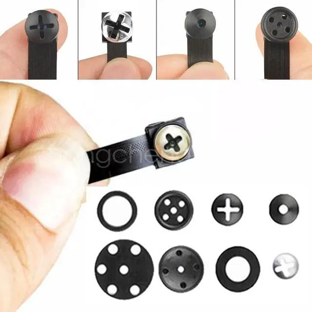 Alt view image 5 of 7 - 8pcs Mini Button DIY Pinhole Camera Lens Cover Suitable for Standard 8x8mm Lens