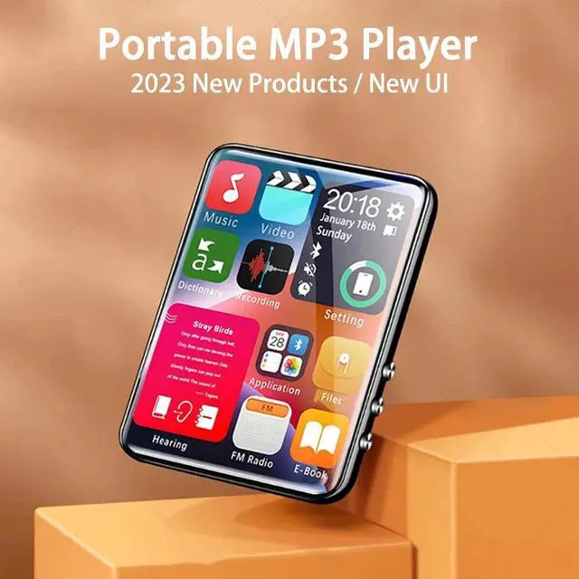 Alt view image 5 of 7 - Portable Bluetooth MP4/MP3 Touch Screen HiFi Music Player FM Radio Support 128GB