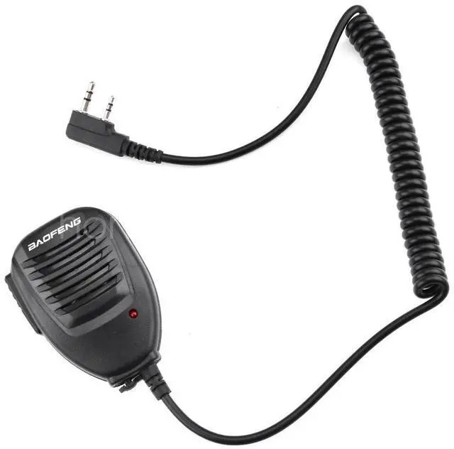 Alt view image 6 of 6 - Handheld Speaker Microphone Shoulder Mic For Baofeng UV-5R BF-888S Walkie-talkie