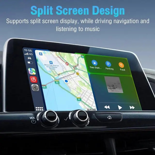 Alt view image 3 of 7 - Wired to Wireless Carplay Android Auto Adapter WiFi BT Connect Mini USB Dongle