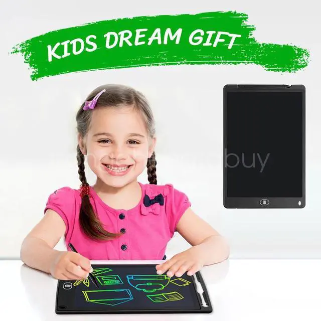 Alt view image 5 of 6 - 12" Digital LCD Writing Tablet Drawing Board Colorful Handwriting Pad for Kids