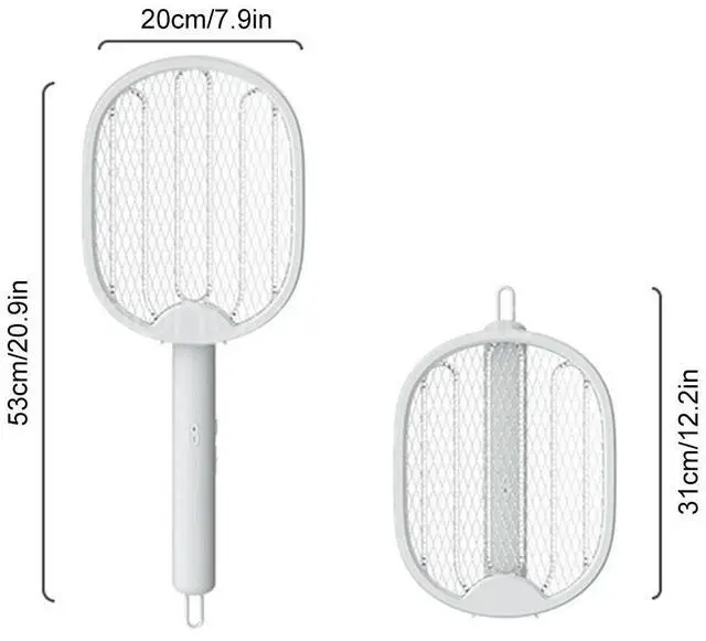 Alt view image 7 of 7 - 4 in 1 Electronic Mosquito Fly Bug Swatter Insect Killer Zapper Light Trap Lamp
