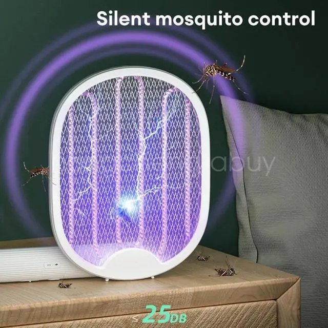 Main image of 4 in 1 Electronic Mosquito Fly Bug Swatter Insect Killer Zapper Light Trap Lamp