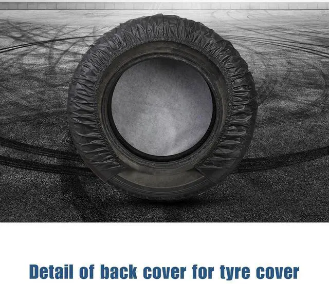 Alt view image 2 of 7 - 4PCS 30-32'' Waterproof Tire Covers Wheel&Tyre RV Trailer Camper Sun Protector
