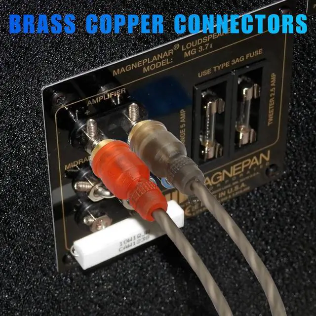 Alt view image 5 of 7 - 2PCS RCA Cables 2 Channel Twisted 4Ft Car Audio Shielded Interconnect Amp Wire