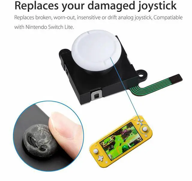 Alt view image 4 of 7 - For Nintendo Switch Lite 19in1 Analog Joystick Replacement Repair Tool Kit Set