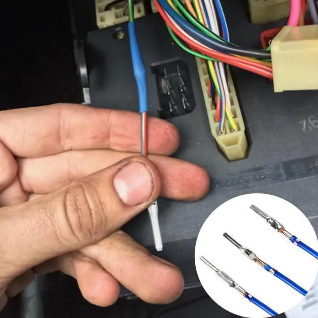 Alt view image 6 of 7 - 420PCS Connector Pins 21 Types Electrical Wire Terminal Kit,18PCS Extractor Tool