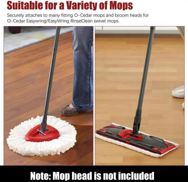 Alt view image 5 of 7 - Long Telescopic Spin Mop Pole Handle Replacement 3-Section For O-Cedar EasyWring