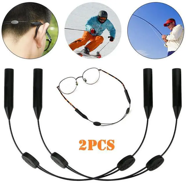 Main image of 2x Adjustable Eyeglasses Neck Strap Sunglasses Holder Cord Sport Glasses String