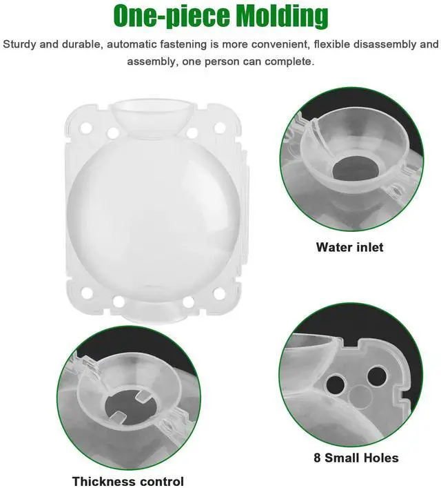 Alt view image 3 of 7 - 10PCS 5CM Plant Root Growing Box Reusable Air Layering Pods for Fast Propagation